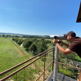 Pozorovatelna s dalekohledem