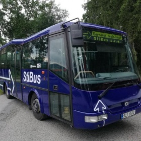 Trasa svozového autobusu StiBus na SAFARI RUN 17.5.25