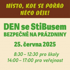 DEN se StiBusem - BEZPEČNĚ NA PRÁZDNINY