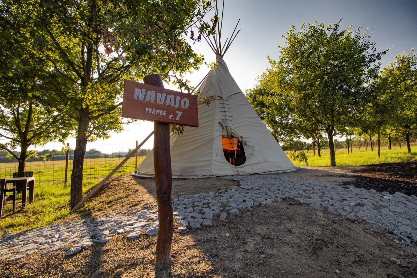 Teepee v Residenci Safari Resort